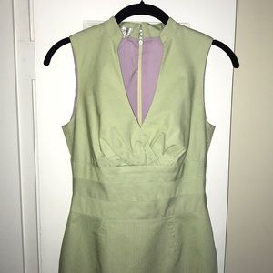 Kay Unger Striped Dress